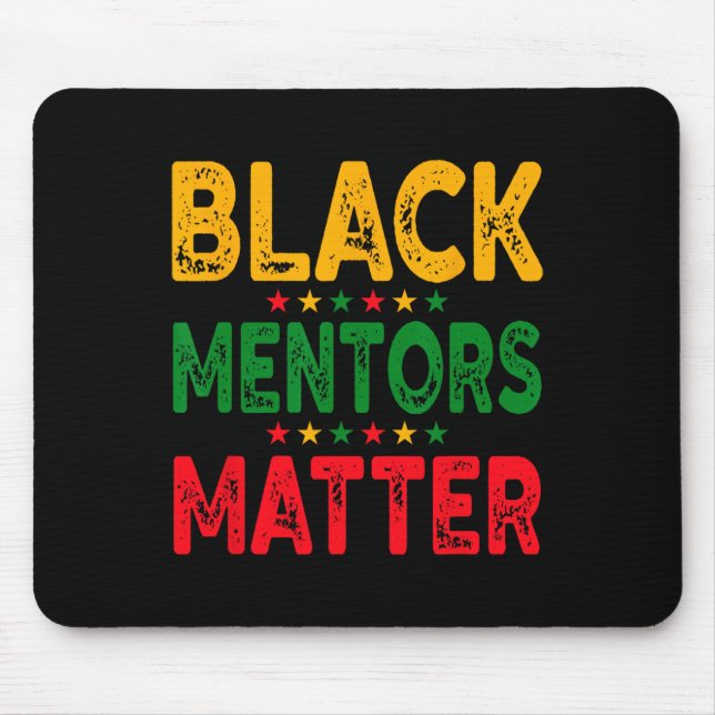 Mousepad Mentores do Mês da História Negra Problema Afro-Am (Frente)