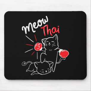 Mousepad Meow Thai I Muay Tailandês Boxando I Muay Thai Men