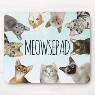 Mousepad Meowsepad   Pão De Gato Engraçado
