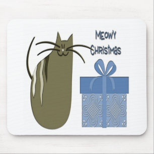 Mousepad Meowy Christmas