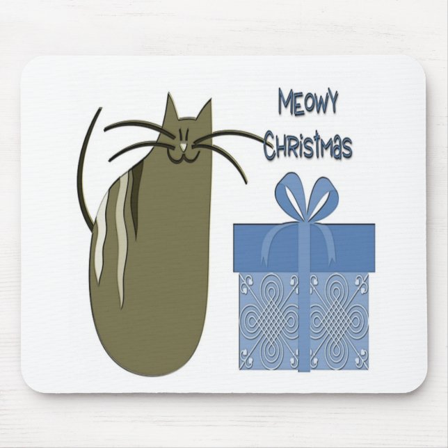 Mousepad Meowy Christmas (Frente)