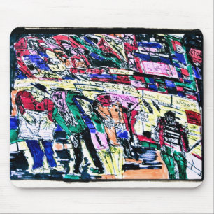 Mousepad mercado de ações monstros