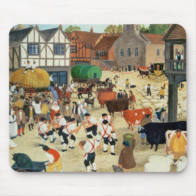 Mousepad Mercado de gado do século XVIII de Mayfair (Frente)