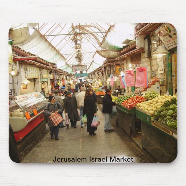 Mousepad Mercado de Jerusalem Israel (Frente)