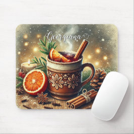 Mousepad Mercado de Natais vintages personalizados
