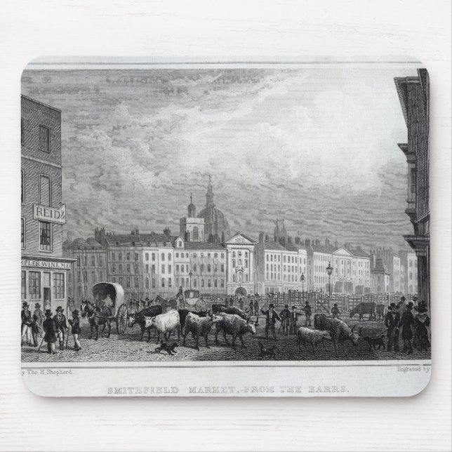 Mousepad Mercado de Smithfield do Barrs (Frente)