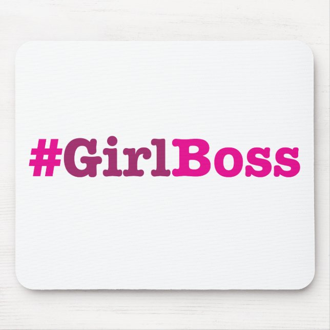 Mousepad Mercadoria do chefe da menina (Frente)