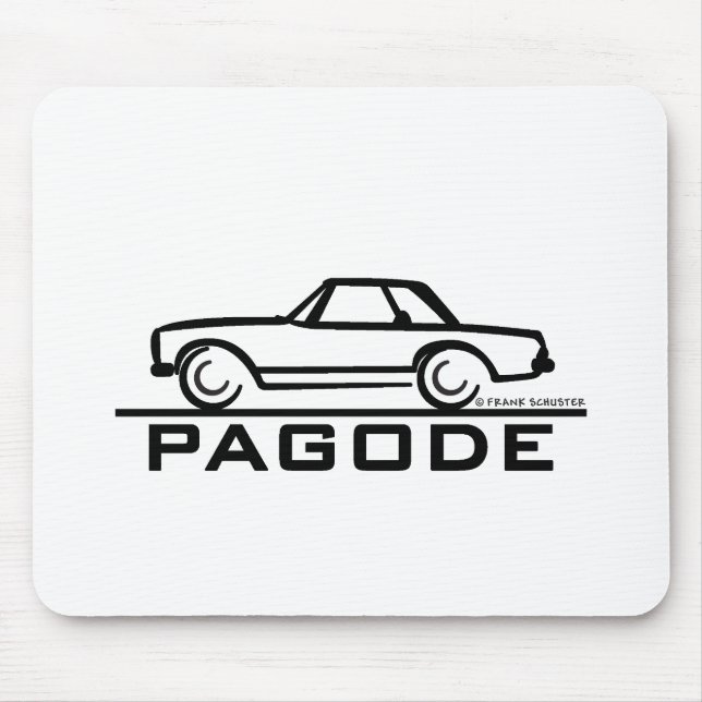 Mousepad Mercedes SL Pagoa com Script (Frente)