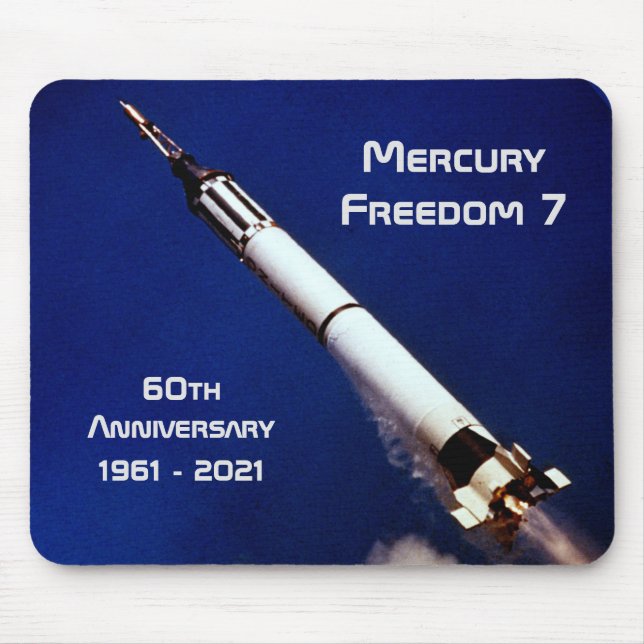 Mousepad Mercury Freedom 7 - 60º Aniversário (Frente)