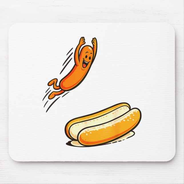 Mousepad Mergulho alto do Hotdog  (Frente)