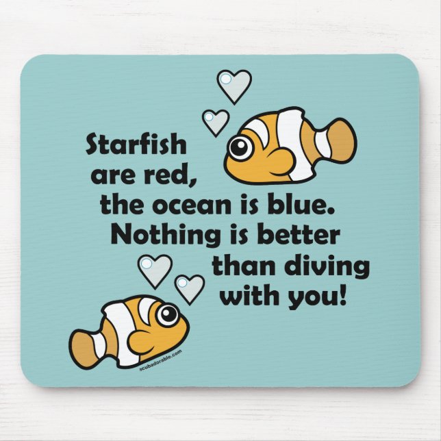 Mousepad Mergulho Com Você (Frente)