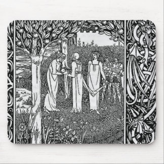 Mousepad Merlin, por Aubrey Beardsley - HD