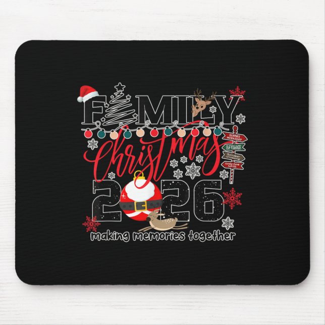 Mousepad Merry Christmas 2026 Women, Men Shirt  (Frente)