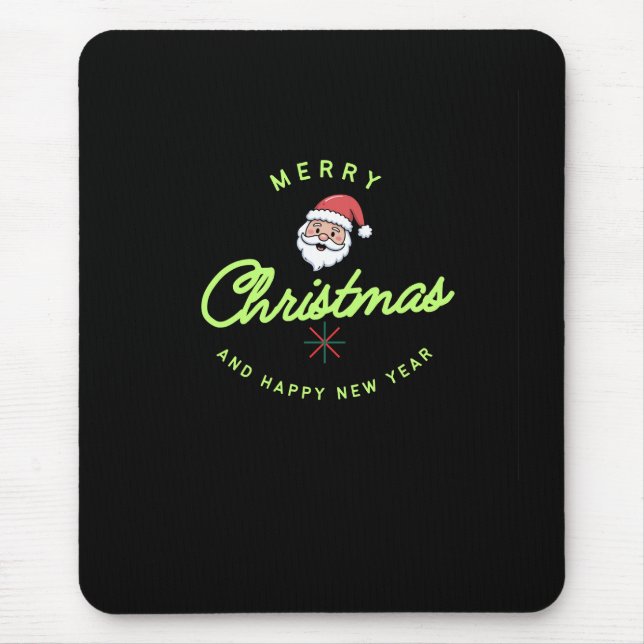 Mousepad Merry Christmas and Happy New Year (Frente)