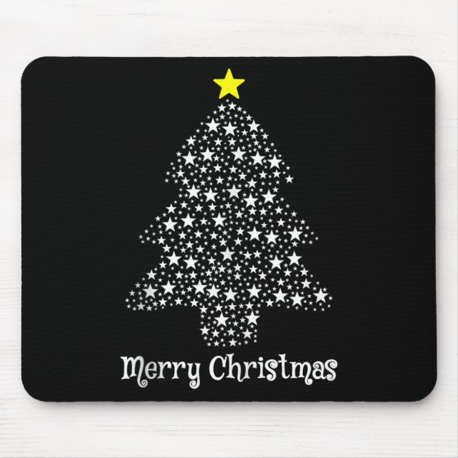 Mousepad Merry Christmas Tree Matching Family Santa Xmas Ho (Frente)