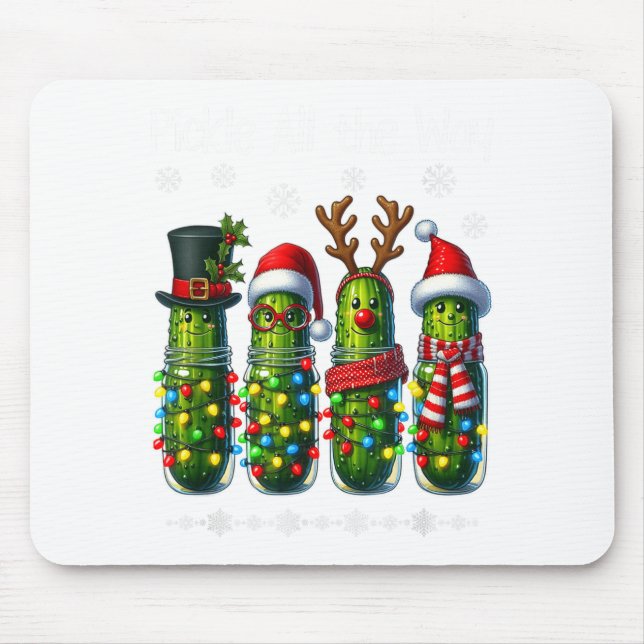 Mousepad Merry Cklemas Funny Christmas Ckle Lights Holiday  (Frente)