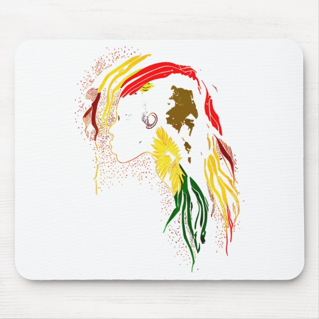 Mousepad Mês da História Afro-Americana Ancestrais Afro-Ame (Frente)