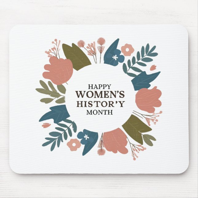 Mousepad Mês da História das Mulheres (Frente)
