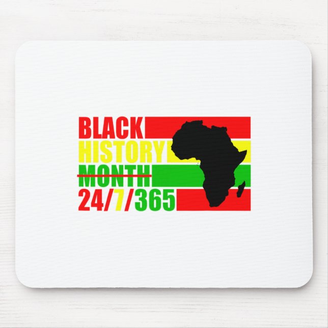 Mousepad Mês da História Negra 247365 Mês da História Negra (Frente)