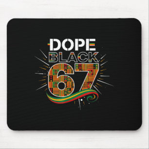 Mousepad Mês da História Negra 67 Preto Seis Sete Meme