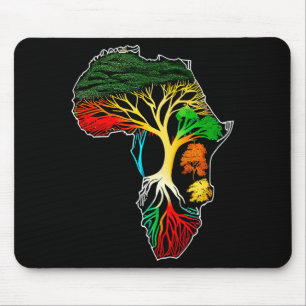 Mousepad Mês da História Negra Ancestrais Afro-Americanos R