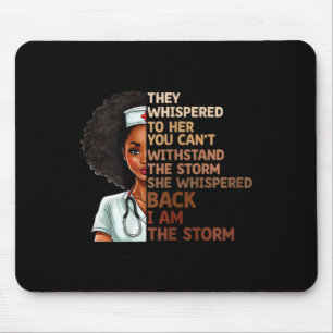 Mousepad Mês da História Negra Enfermeira Orgulhosa Negra A