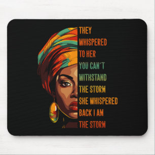 Mousepad Mês da História Negra Herança Cultura Afro-America