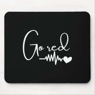 Mousepad Mês da Saúde Cardíaca de Fevereiro Saúde Cardíaca