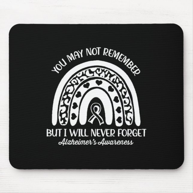 Mousepad Mês de Conscientização sobre Alzheimerheimer (Frente)
