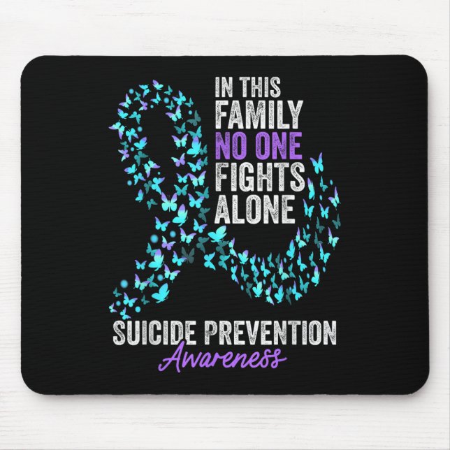 Mousepad Mês de Conscientização sobre Prevenção do Suicídio (Frente)