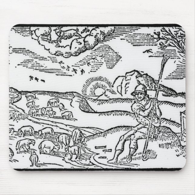 Mousepad Mês de dezembro, 'do Shepheardes (Frente)