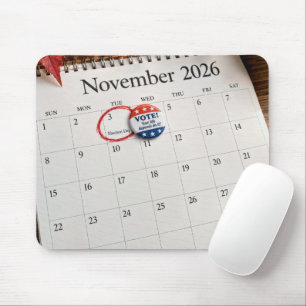 Mousepad Mês de Eleição Intermediária de 2026