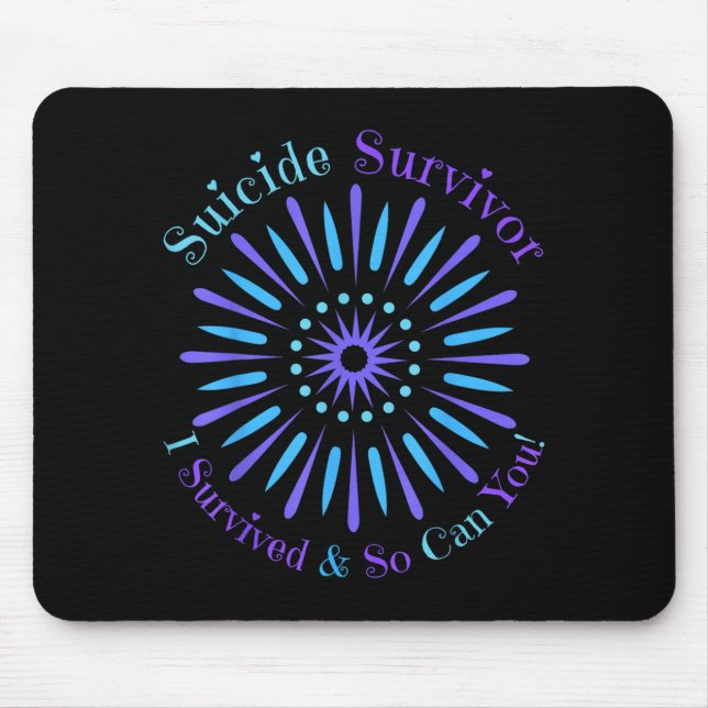 Mousepad Mês de Prevenção e Conscientização de Sobrevivente (Frente)