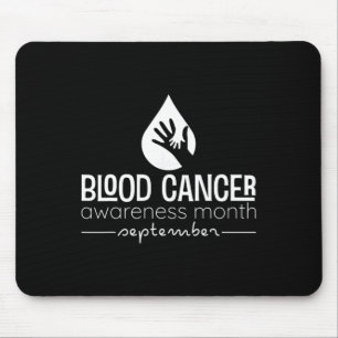 Mousepad mês de sensibilização para o cancer sanguíneo obse