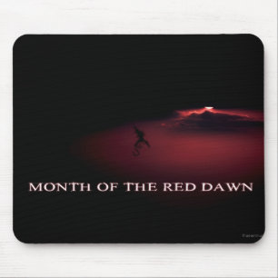 Mousepad Mês do alvorecer vermelho - janeiro - Cedric