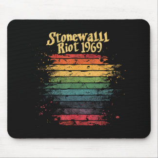 Mousepad Mês do Orgulho Gay Bandeira Arco-íris Parede de pe