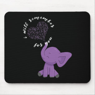 Mousepad Mês I Fim Elefante Arco Roxo 