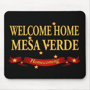 Mousepad Mesa bem-vindo Verde da casa