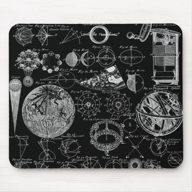 Mousepad Mesa da astronomia (Frente)