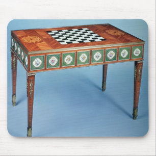 Mousepad Mesa de jogos de Sevres com chapas da porcelana