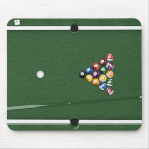 Mousepad Mesa de piscina com bolas