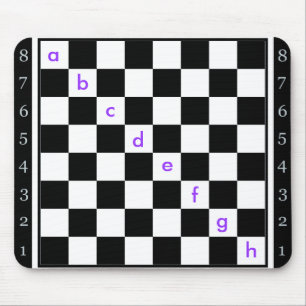 Mousepad mesa de xadrez clássica