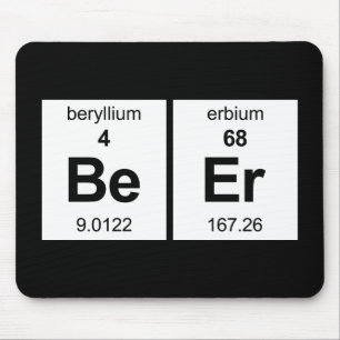 Mousepad Mesa periódica da cerveja