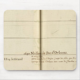 Mousepad Mesas Genealógica, França