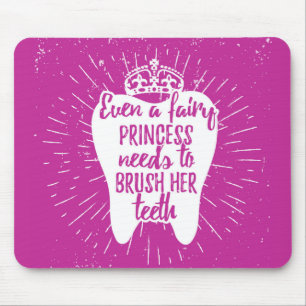 Mousepad Mesmo dentes feericamente da princesa Necessidade
