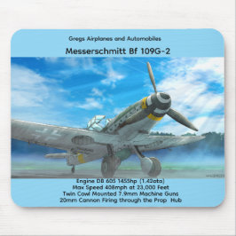 Mousepad Messerschmitt Bf 109G-2