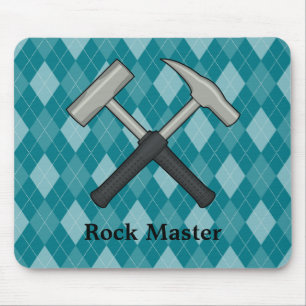 Mousepad Mestre Rock! Crossed Geology Hammers