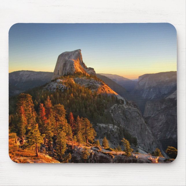 Mousepad Metade de Domo no Detalhe do Sunset - Yosemite (Frente)