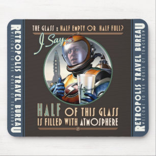 Mousepad Metade enchida com o tapete do rato da atmosfera