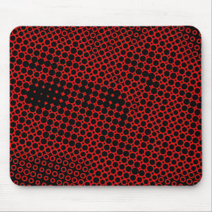 Mousepad Metade Extreme de Tom - Preto em Vermelho